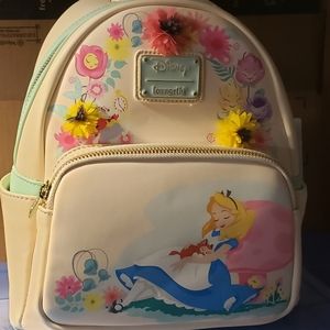 Alice in wonderland loungefly mini backpack